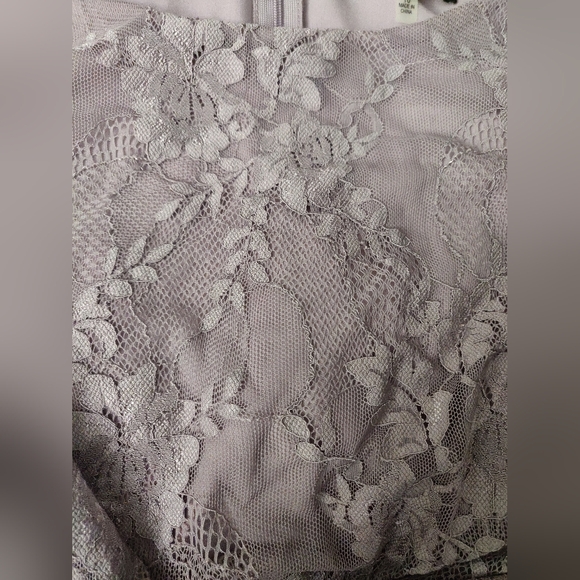 Nine West Lavender Lace Bell Sleeve Sheath Dress - Picture 2 of 4